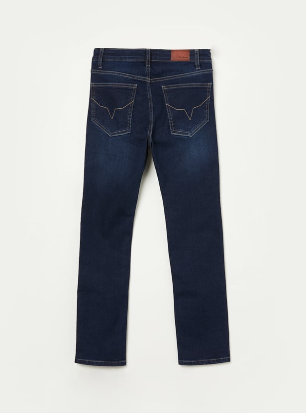 PEPE JEANS Boys Stonewashed Moses Jeans (Slim)