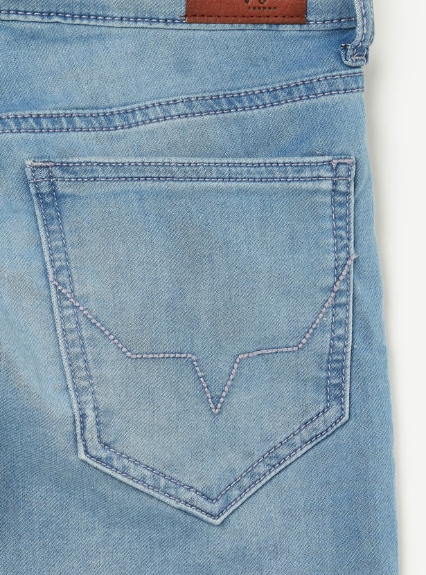 PEPE JEANS Boys Washed Slim Fit Jeans