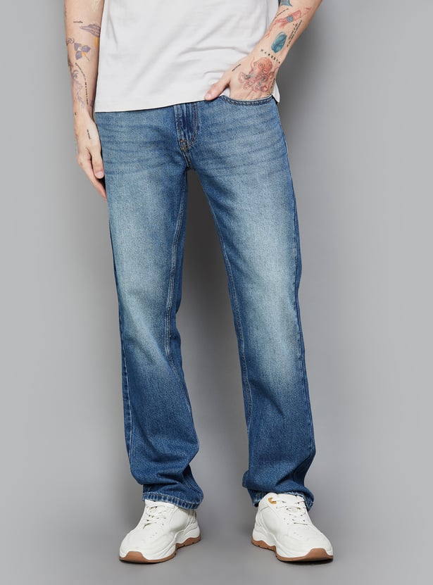 PEPE JEANS Washed Regular Straight Jeans