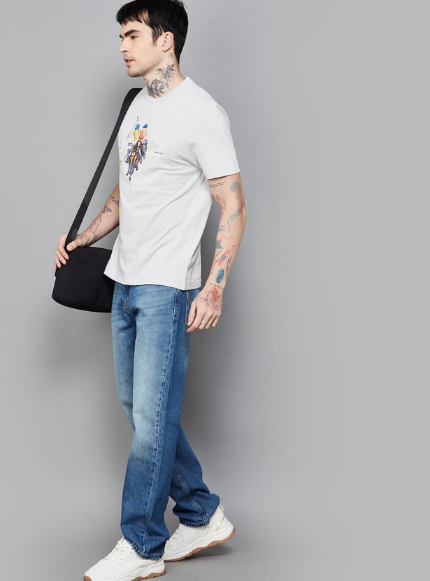 PEPE JEANS Washed Regular Straight Jeans