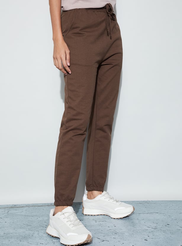 FAME FOREVER Solid Elasticated Joggers