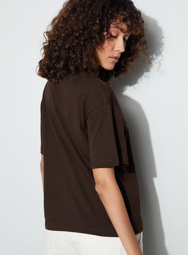 FAME FOREVER Typographic Print T-shirt