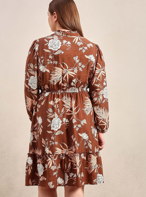 VERO MODA Floral Print A-line Dress