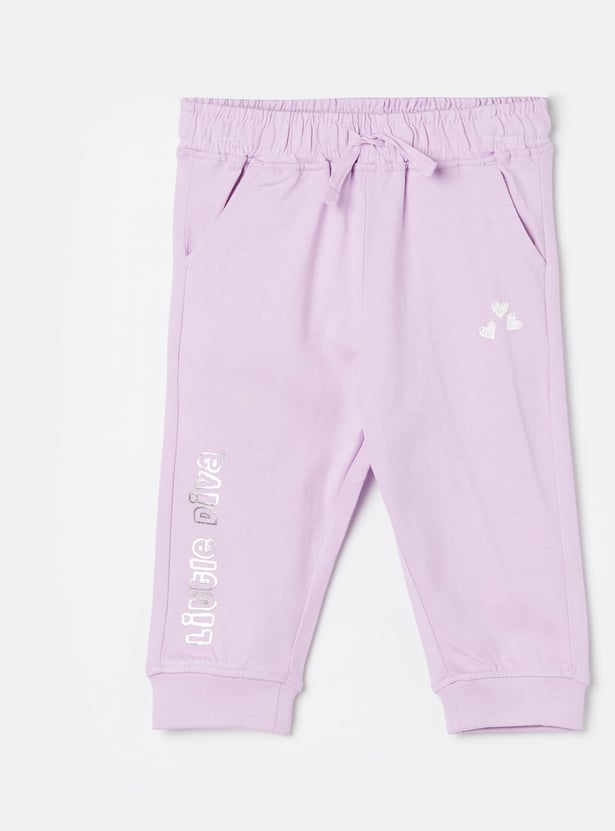 FAME FOREVER Girls Printed Joggers
