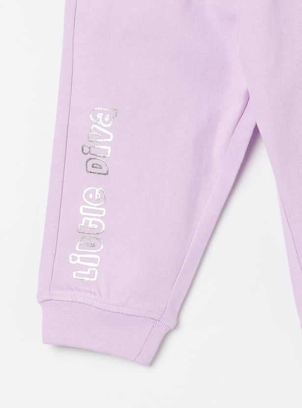 FAME FOREVER Girls Printed Joggers