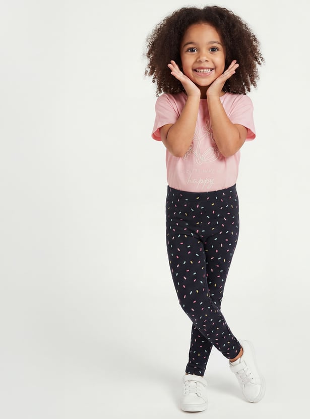 FAME FOREVER Girls Printed Leggings