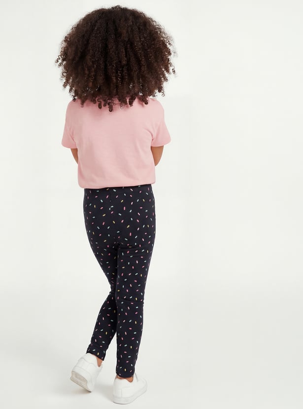 FAME FOREVER Girls Printed Leggings