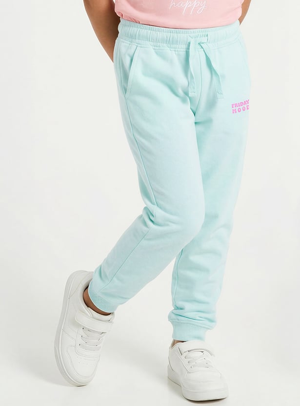 FAME FOREVER Girls Solid Track Pants