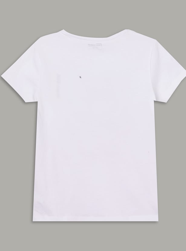 FAME FOREVER Girls Graphic Print T-shirt