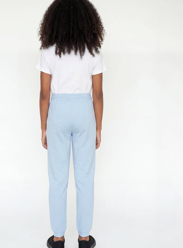 FAME FOREVER Girls Graphic Print Track Pants