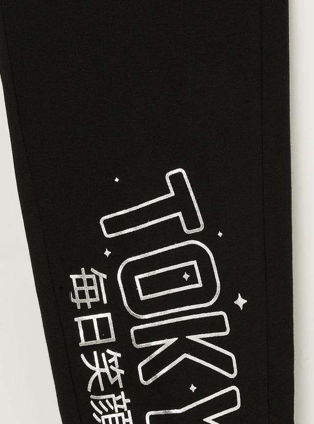 FAME FOREVER Girls Printed Joggers