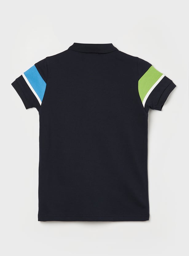 UNITED COLORS OF BENETTON Boys Printed Polo T-shirt