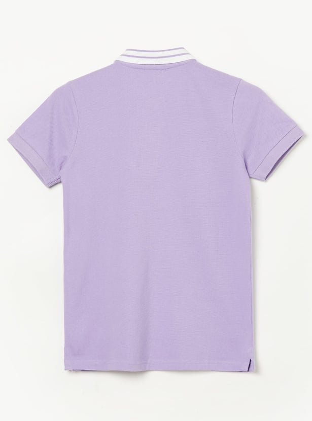 UNITED COLORS OF BENETTON Boys Solid Polo T-shirt