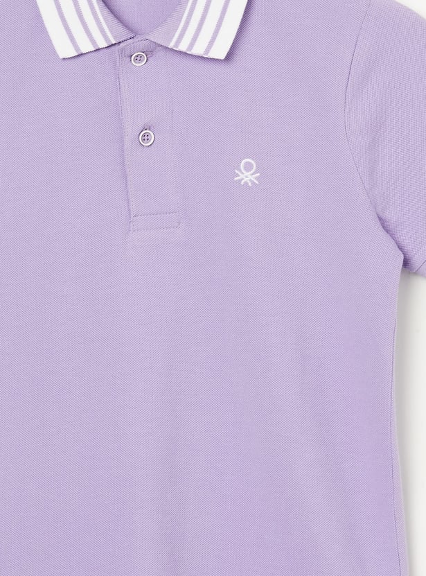 UNITED COLORS OF BENETTON Boys Solid Polo T-shirt