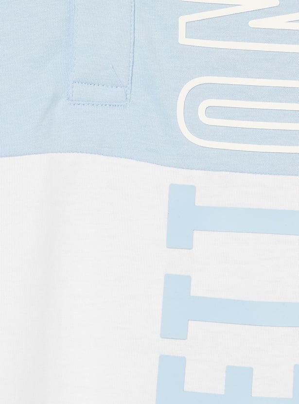 UNITED COLORS OF BENETTON Boys Colourblock Polo T-shirt