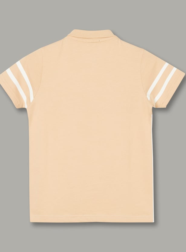 UNITED COLORS OF BENETTON Boys Colourblock Polo T-shirt