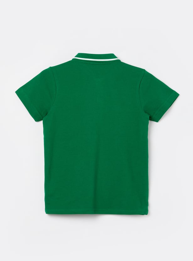 UNITED COLORS OF BENETTON Boys Solid Polo T-shirt