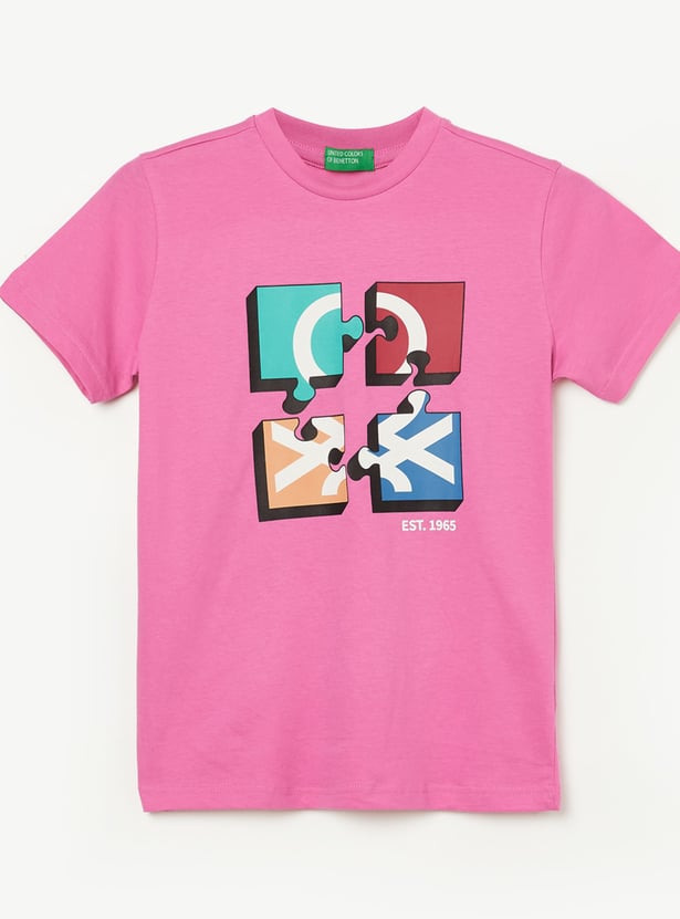 UNITED COLORS OF BENETTON Boys Graphic Print T-shirt