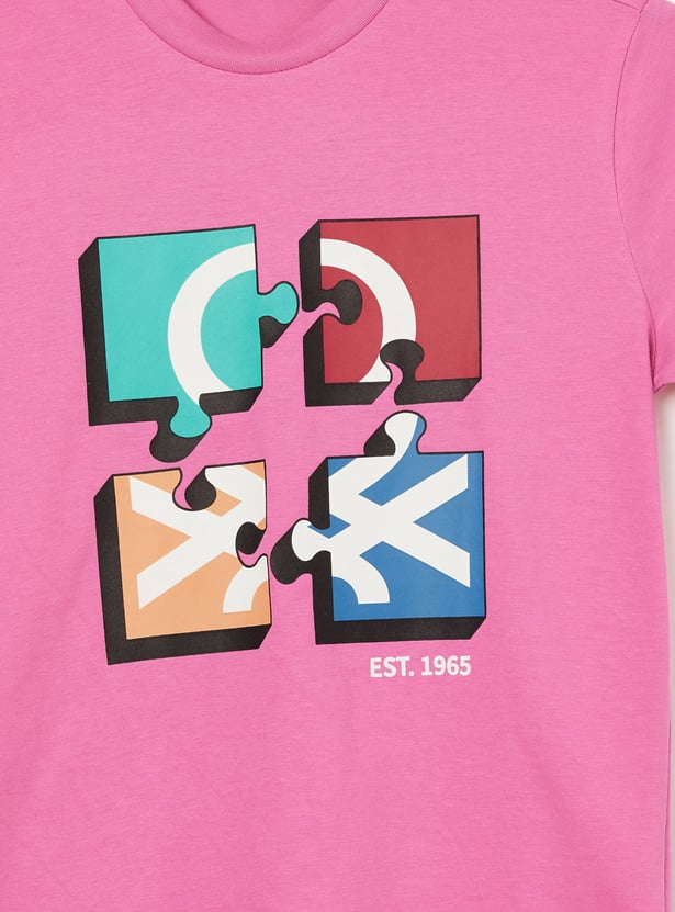 UNITED COLORS OF BENETTON Boys Graphic Print T-shirt