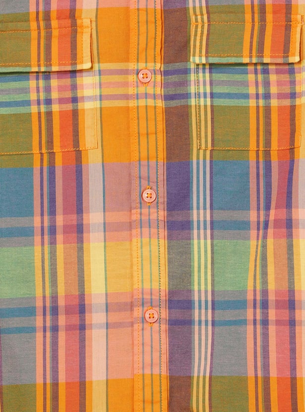 UNITED COLORS OF BENETTON Boys Checked Shirt