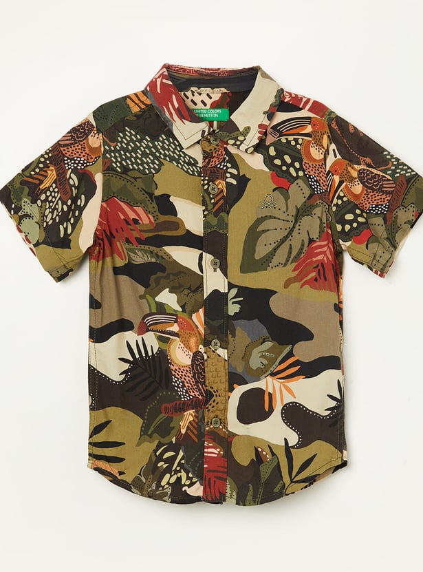 UNITED COLORS OF BENETTON Printed Shirt
