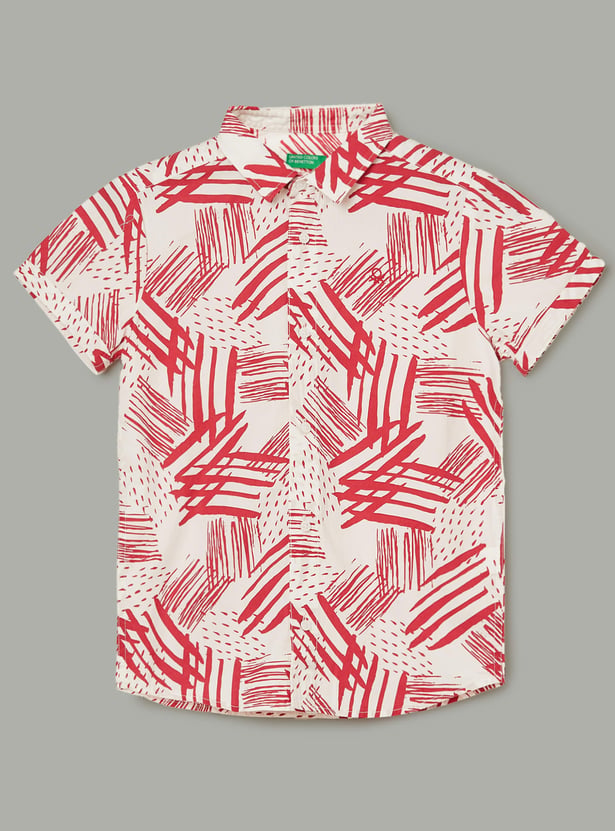 UNITED COLORS OF BENETTON Printed Shirts