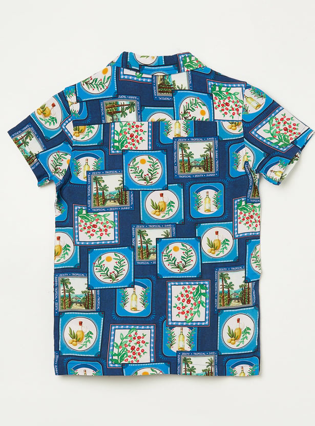 UNITED COLORS OF BENETTON Boys Printed Shirt