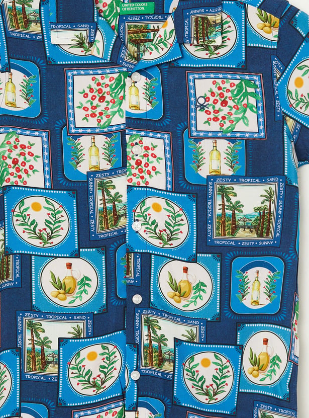 UNITED COLORS OF BENETTON Boys Printed Shirt
