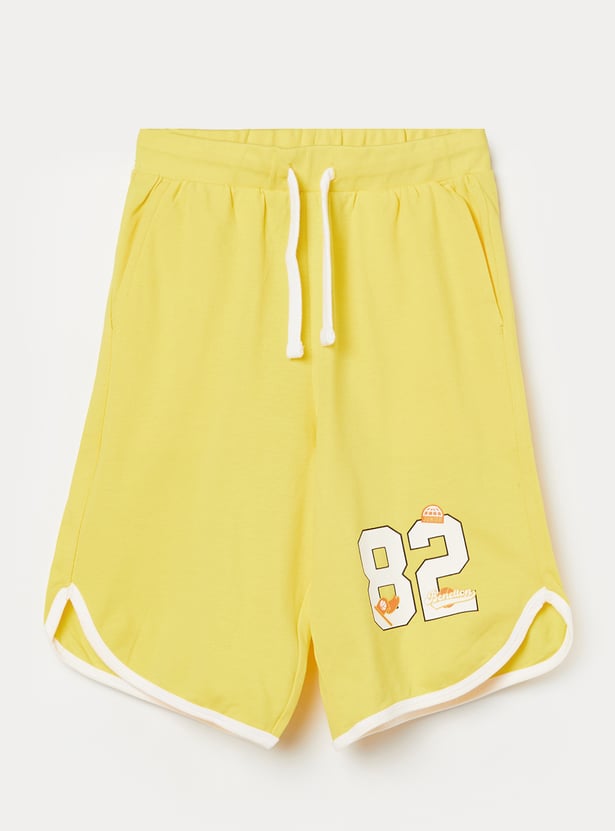 UNITED COLORS OF BENETTON Boys Graphic Print Shorts