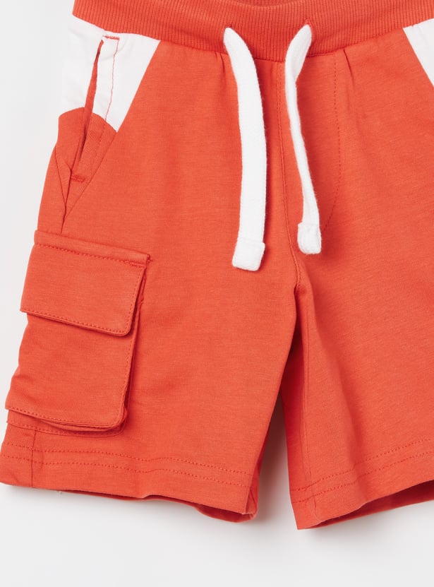 UNITED COLORS OF BENETTON Boys Colourblock Cargo Shorts