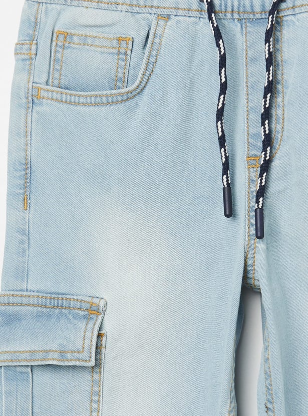 UNITED COLORS OF BENETTON Boys Light Wash Regular Fit Jeans