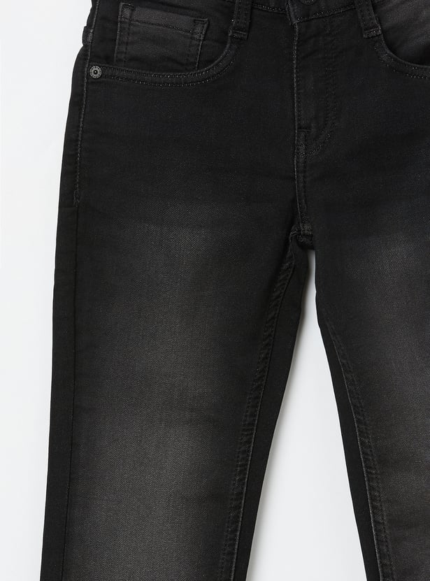 UNITED COLORS OF BENETTON Boys Washed Slim Fit Jeans