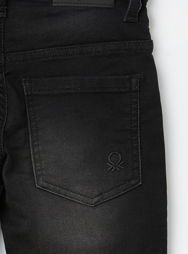 UNITED COLORS OF BENETTON Boys Washed Slim Fit Jeans