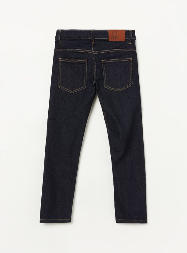 UNITED COLORS OF BENETTON Darkwashed Slim Fit Jeans