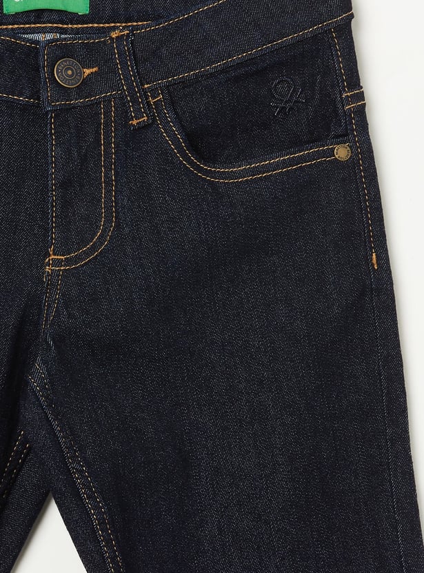 UNITED COLORS OF BENETTON Darkwashed Slim Fit Jeans