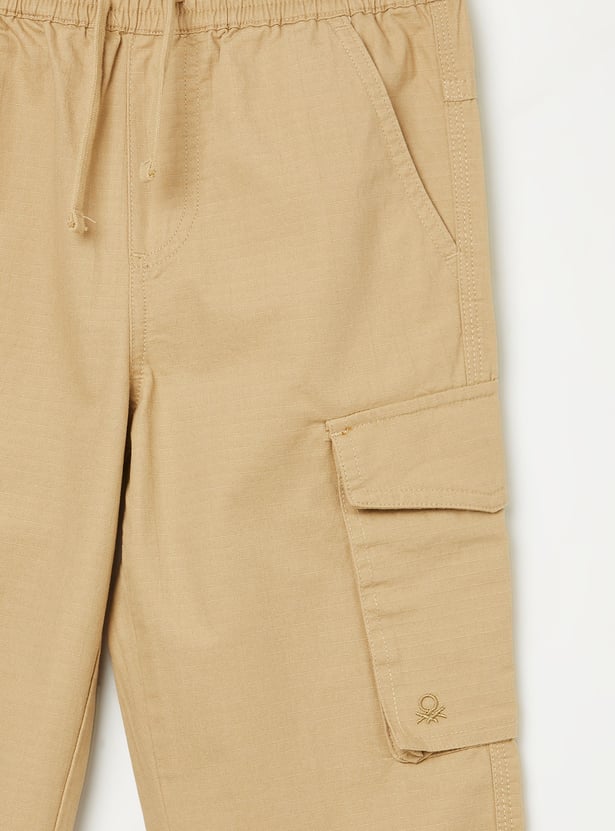 UNITED COLORS OF BENETTON Boys Textured Cargos