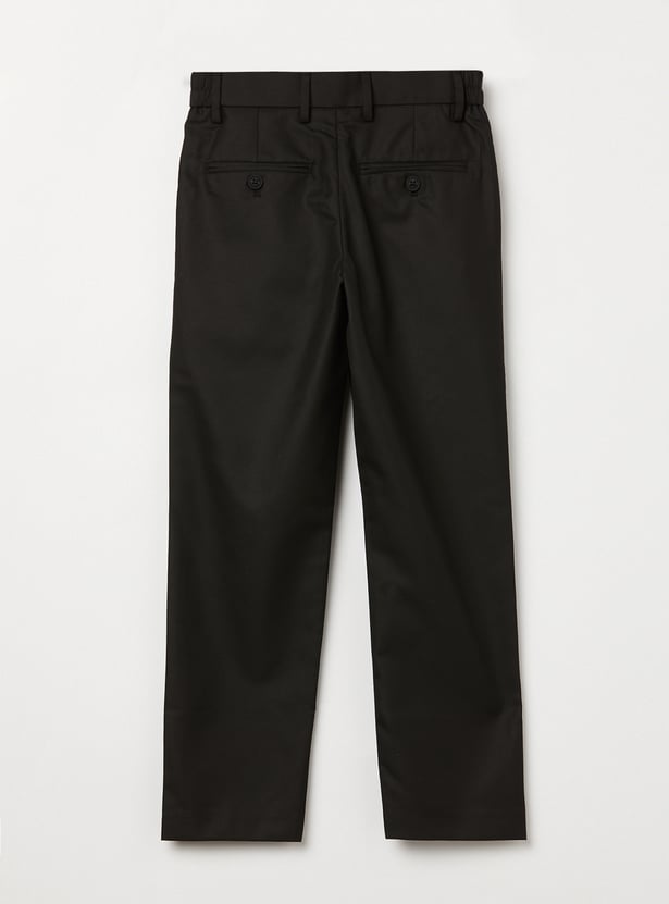 UNITED COLORS OF BENETTON Boys Solid Trousers