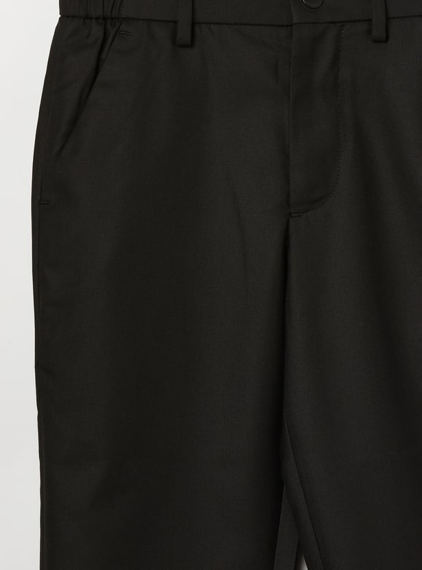 UNITED COLORS OF BENETTON Boys Solid Trousers