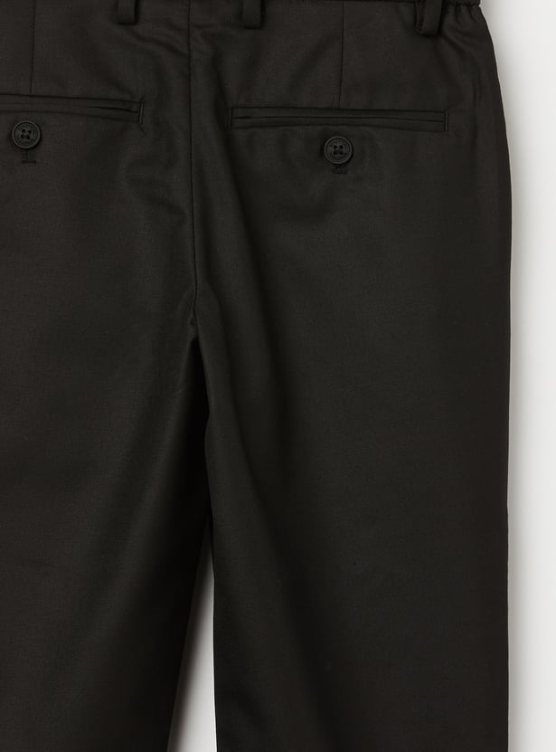 UNITED COLORS OF BENETTON Boys Solid Trousers