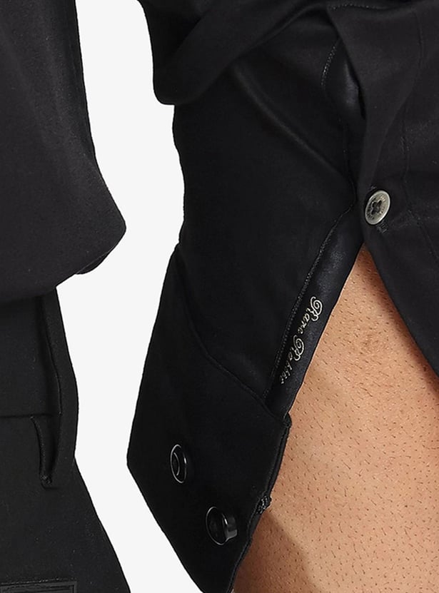 RARE RABBIT Solid Regular Fit Shirt