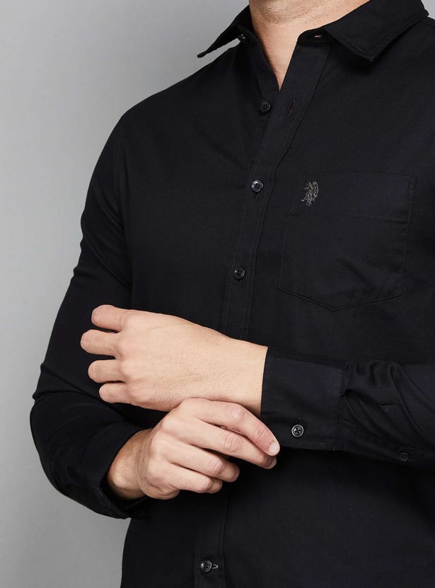 US POLO ASSN Solid Regular Fit Shirt