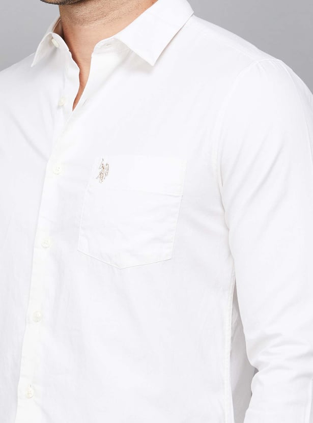 US POLO ASSN Solid Regular Fit Shirt