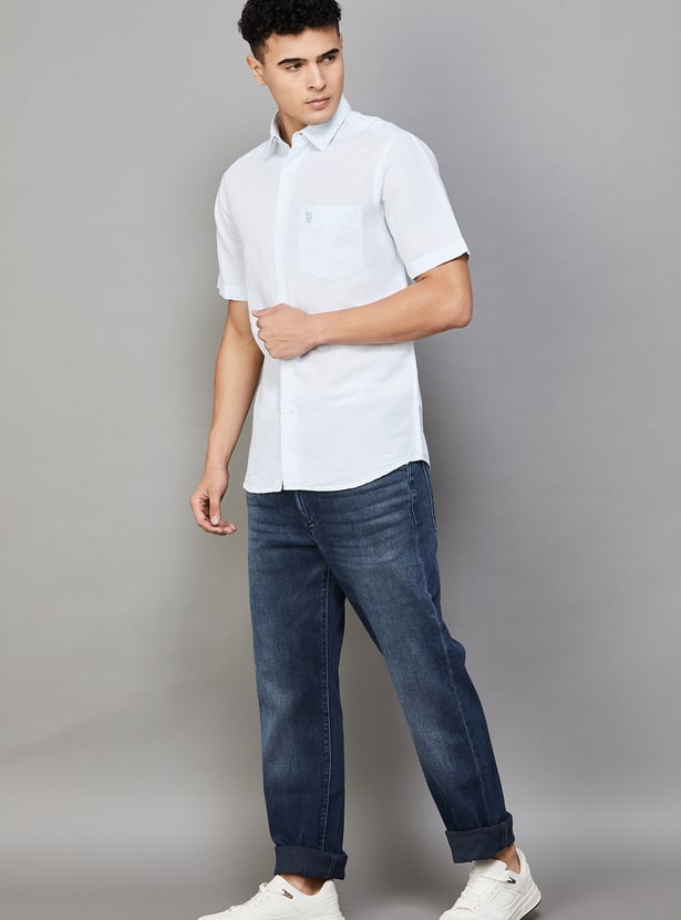 US POLO ASSN Washed Regular Straight Jeans