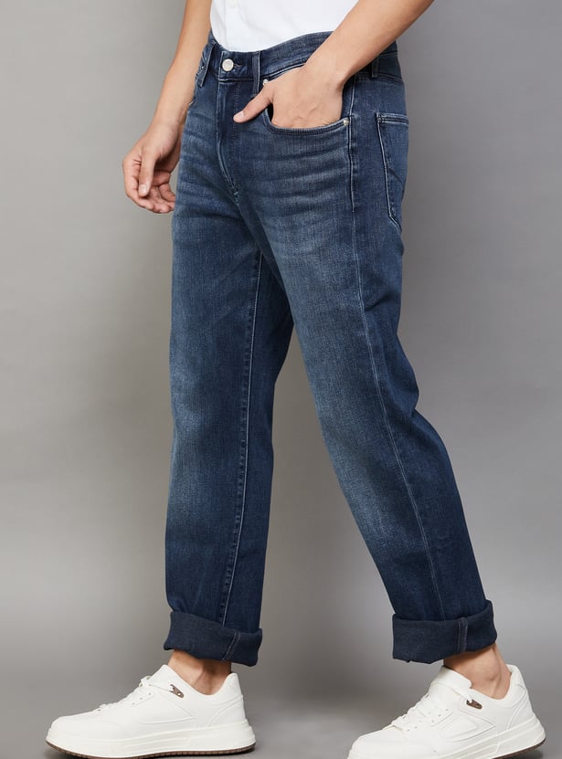 US POLO ASSN Washed Regular Straight Jeans