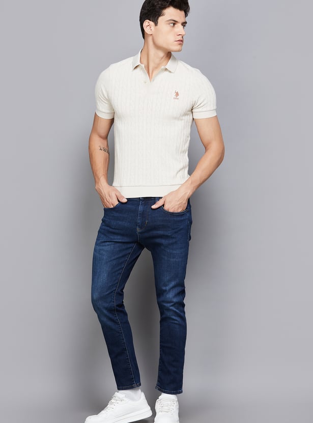 US POLO ASSN Darkwashed Henry Jeans (Skinny)