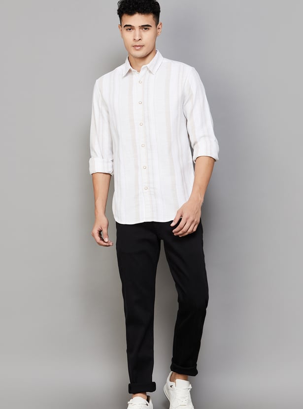 US POLO ASSN Solid Slim Tapered Jeans