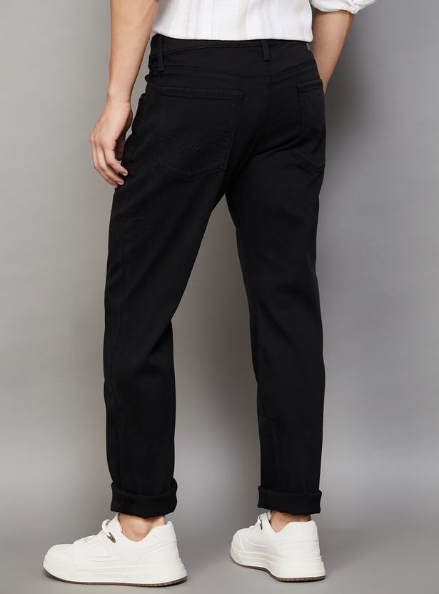 US POLO ASSN Solid Slim Tapered Jeans