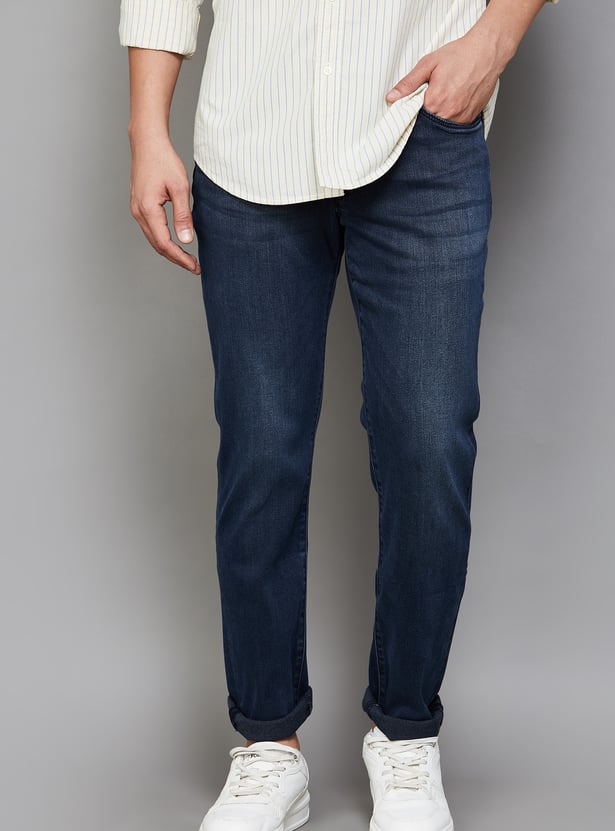US POLO ASSN Washed Slim Tapered Jeans