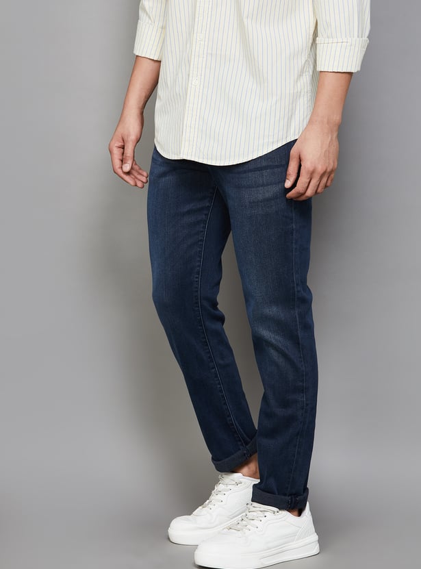 US POLO ASSN Washed Slim Tapered Jeans