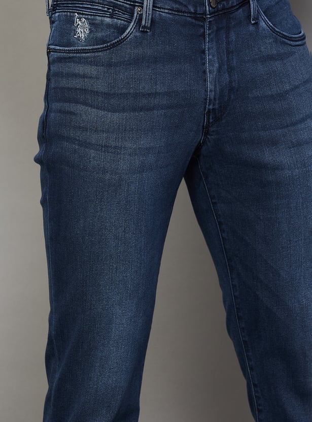 US POLO ASSN Washed Slim Tapered Jeans